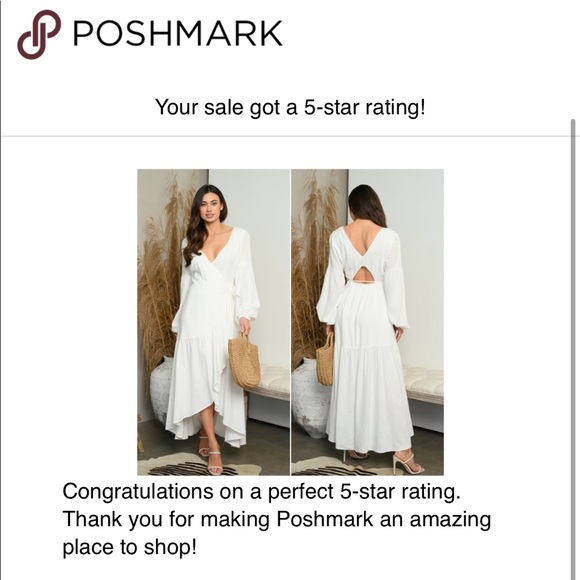 LONG SLEEVE WRAP MAXI DRESS - Picture 7 of 7